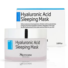 [Skindom] Hyaluronic Acid Sleeping Mask (50ml) - Moisture, Cream Pack, Home Care